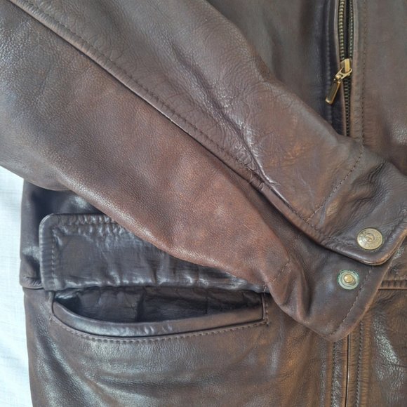 Vintage Jackpot Leather Jacket by Carli Gry Made in Denmark - Picture 12 of 14